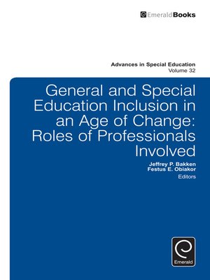 cover image of Advances in Special Education, Volume 32